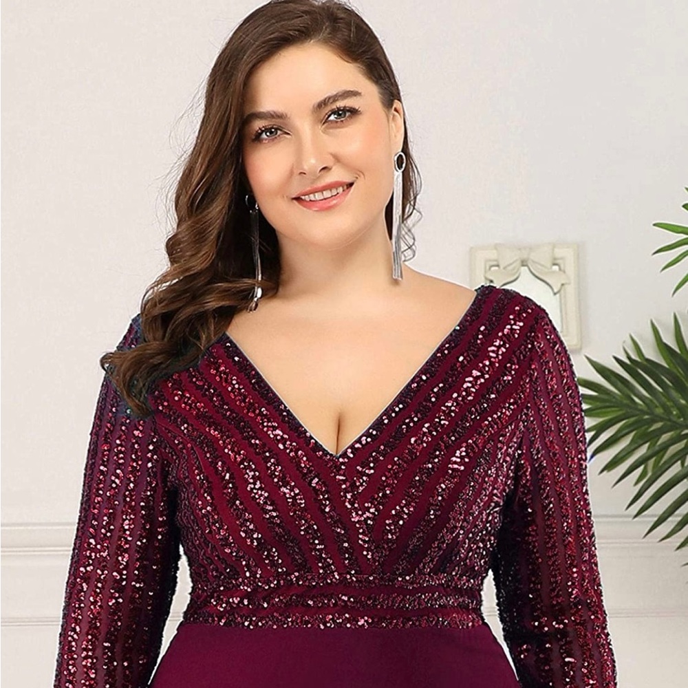 EverPretty, Size 22 Burgundy, new with tags